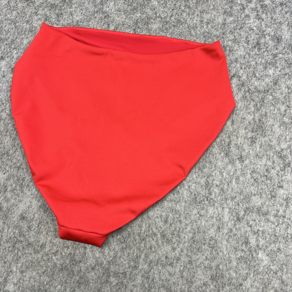 Left On Friday Swim Bottoms Womens 2XL Red Hi Hi High Waisted Bikini Swimwear - Picture 6 of 13